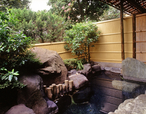 The open air bath